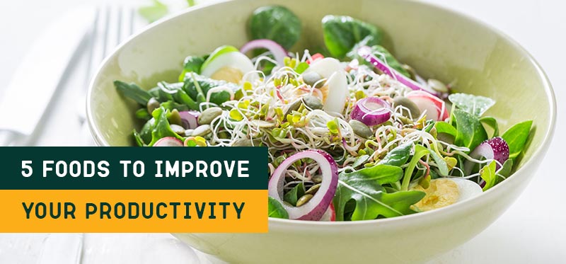 Food to improve productivity